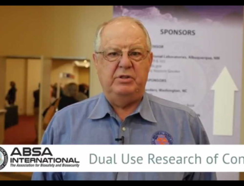 Dual Use Research of Concern, Robert Ellis, CBSP – Interviews from the 2017 ABSA International Conference