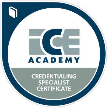 ICE Academy: Credentialing Specialist Certificate