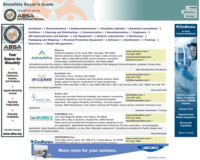 Biosafety Buyer's Guide website