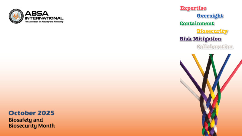 ABSA International Biosafety Biosecurity Month (Zoom Background)