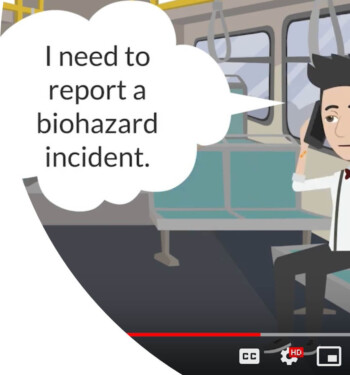 Biosafety and Biosecurity Month Promotional Item Award, 1st Place: Safety Minute-Research Related Biohazard Exposure ABCs, Anne Viroreli, Karin Wasler, Kendall Lafranchi, University of California—Los Angeles