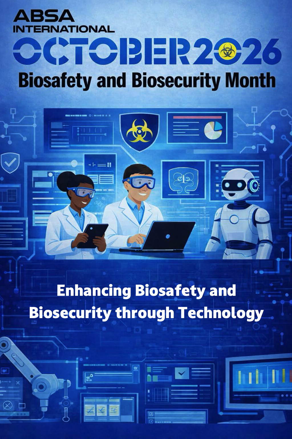 Biosafety & Biosecurity Month flyer
